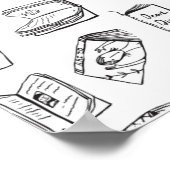 Poster Motif de livre (Coin)