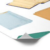 Poster Motif de livre (Coin)