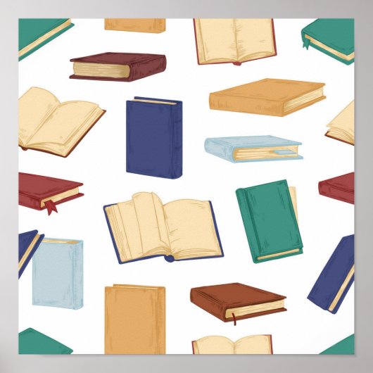 Poster Motif de livre (Devant)