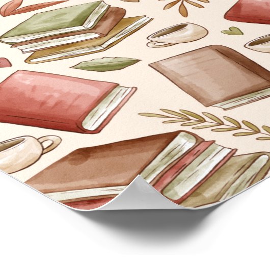 Poster Motif de livre (Coin)