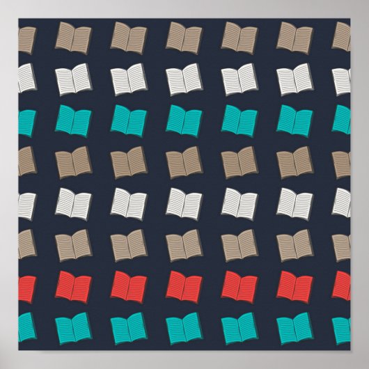 Poster Motif de livre (Devant)