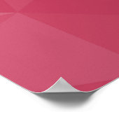 Poster Motif de maille géométrique rose clair (Coin)