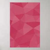 Poster Motif de maille géométrique rose clair (Devant)