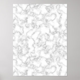 Poster Motif de marbre gris blanc marbré Arrière - plan d