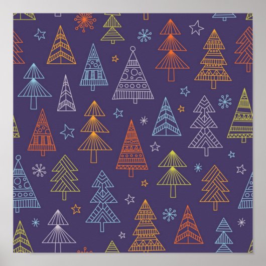 Poster Motif de Noël (Devant)