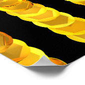 Poster Motif de paillettes d'or (Coin)