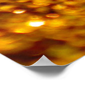 Poster Motif de Parties scintillant or brillant (Coin)