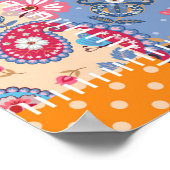 Poster Motif de patchwork transparent (Coin)