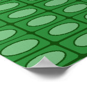 Poster Motif de peau d'alligator vert (Coin)