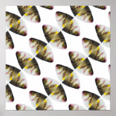 Poster motif de poisson Abstrait (Devant)