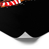 Poster Motif de pull de Noël pour Dachshunds T-Shi classi (Coin)