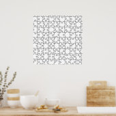 Poster Motif de puzzle (Ajouter Votre Image) (Cuisine)