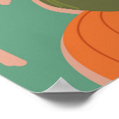 Poster Motif de répétition transparente échantillon. Conc (Coin)