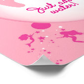 Poster Motif de sirène rose (Coin)