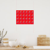 Poster motif de sirènes à queue rouge (Cuisine)