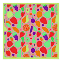 Motif de spectre coloré fruité