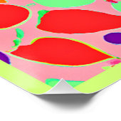 Poster Motif de spectre coloré fruité (Coin)