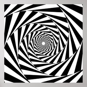 Poster motif de spirale de conception de fond