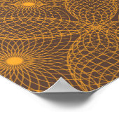 Poster Motif de style mandala, décoratif, chic, abstrait (Coin)