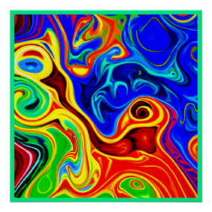 Poster Motif de style vif