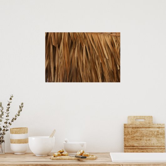 Poster motif de toit Brown (Cuisine)