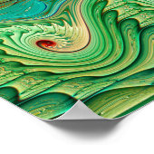 Poster Motif de vague (Coin)