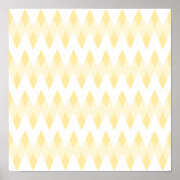 Motif de Zigzag Jaune crémeux aux formes diamant.
