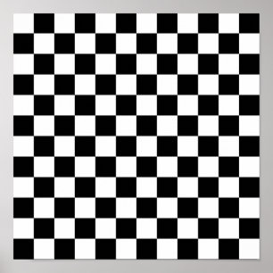 Poster Motif d'échecs