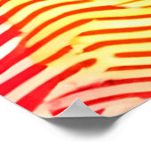 Poster Motif d'empreintes digitales coloré (Coin)