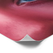 Poster Motif des faces colorées (Coin)