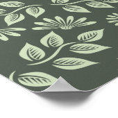Poster Motif des fleurs de printemps (Coin)