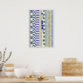 Poster Motif des nombres de Ramanujan (Cuisine)