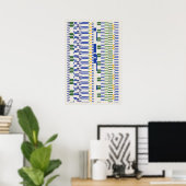 Poster Motif des nombres de Ramanujan (Bureau à domicile)