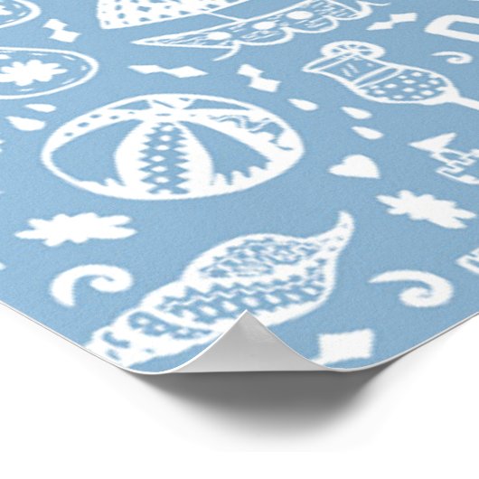 Poster Motif d'été (Coin)