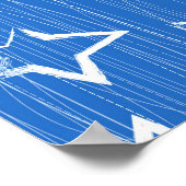 Poster Motif d'étoiles (Coin)