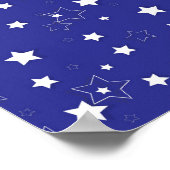 Poster Motif d'étoiles (Coin)