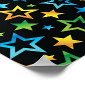 Poster Motif d'étoiles (Coin)