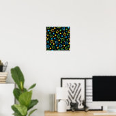 Poster Motif d'étoiles (Bureau à domicile)