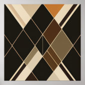 Poster Motif Diamant Classique (Devant)