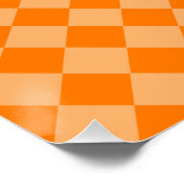 Poster Motif diamant orange combiné STaylor (Coin)