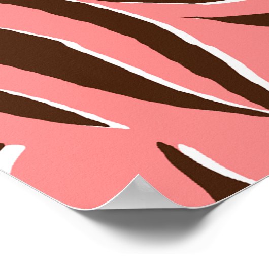 Poster Motif d'impression zebra sans faille (Coin)