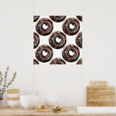 Poster Motif Donuts (Cuisine)