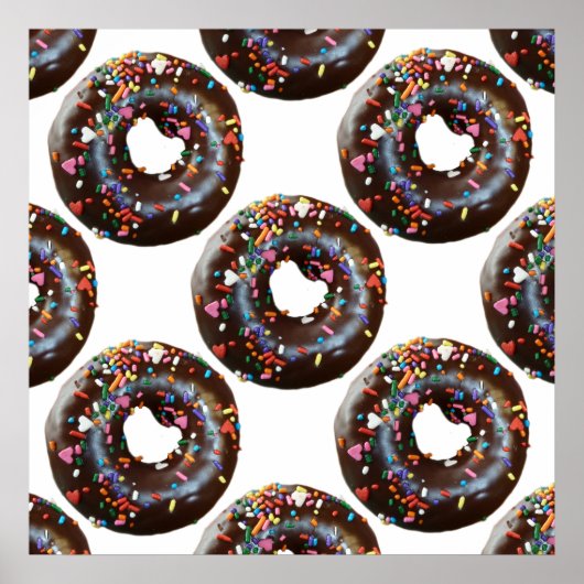 Poster Motif Donuts (Devant)
