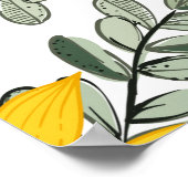 Poster motif d'orchidée (Coin)