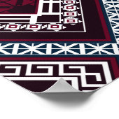 Poster Motif d'ornement (Coin)