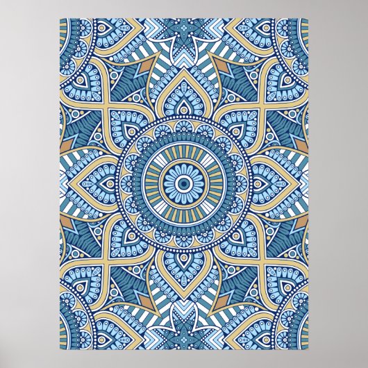 Poster Motif d'ornement 2 (Devant)