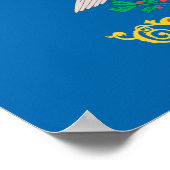 Poster MOTIF Drapeau NORD DAKOTA (Coin)