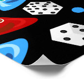 Poster Motif du divertissement et des jeux (Coin)