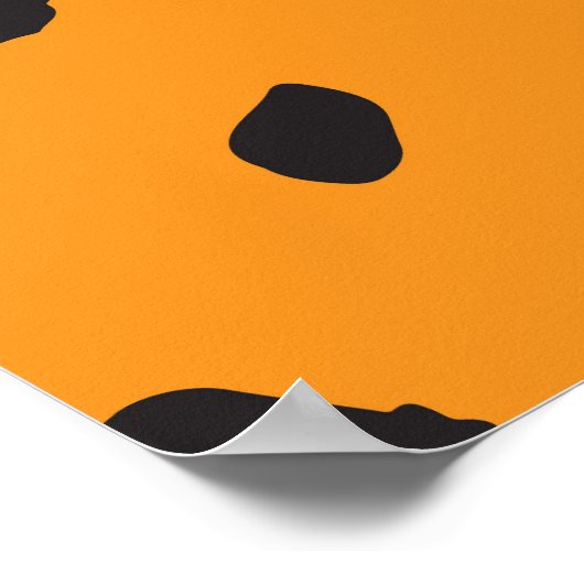 Poster Motif Empreinte de léopard classique (Coin)