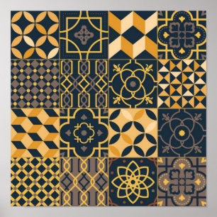 Poster Motif en céramique